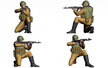 3619П Советские десантники. Афганистан Звезда