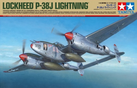 61123T Сборная модель Lockheed P-38J Lightning Tamiya