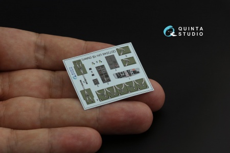 QD72046 3D Декаль интерьера кабины Uh-1B (Italeri)