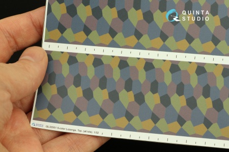 QL32001 Германский WWI 5-цветный Лозенг (верхние поверхности)