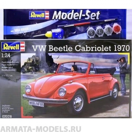 67078 Набор Автомобиль Фольксваген Жук 1500 C (Кабриолет) Revell