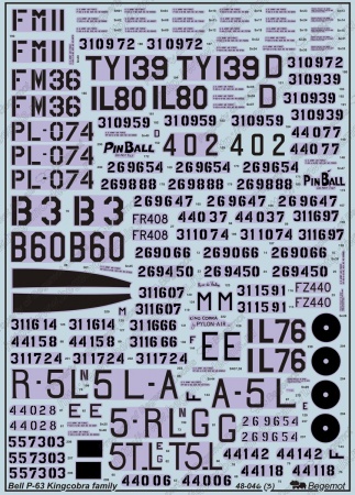 48-046 Bell P-63 Kingcobra 1.48