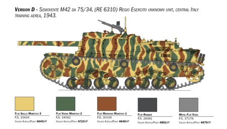 6759ИТ SEMOVENTE M42 da 75/34, обновленная версия 