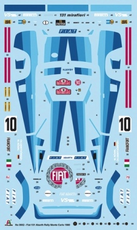 3662ИТ Автомобиль FIAT 131 ABARTH RALLY Italeri