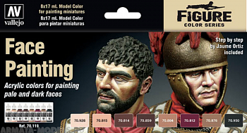 V-70119 Набор Model Color №19 FACES PAINTING SET (8цв.)