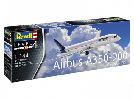 03881RE Самолет Airbus A350-900 Lufthansa New Livery Revell 03881RE Самолет Airbus A350-900 Lufthansa New Livery Revell
