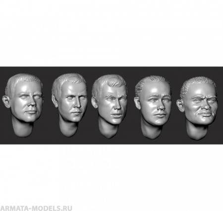 ARM356109 Головы (с волосами) №25 ARMOR35