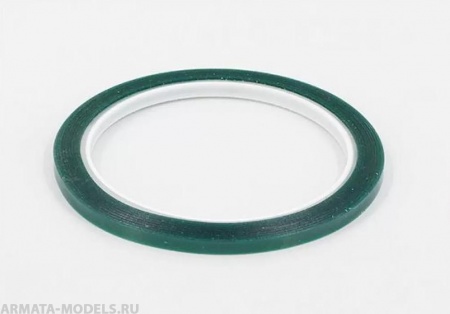 BD0037-5  Лента зеленая прозрачная с жестким краем 5 мм