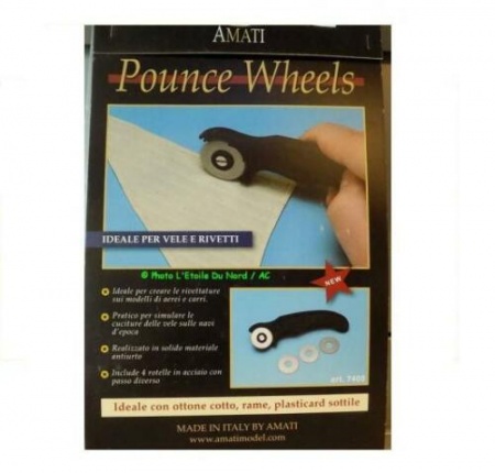AMATI7400 Инструмент для тиснения с четырьмя колёсиками