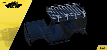 AM43009 Багажник экспедиционный на крышу