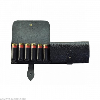 Подсумок К12/16 на 12 патронов кожа (HS-ПП-2) Helios