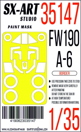 35147SX Окрасочная маска Fw 190A-6 (Border)