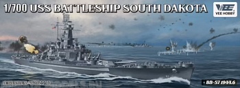 V57005 USS Battleship South Dakota BB-57 1944.6 V57005 USS Battleship South Dakota BB-57 1944.6
