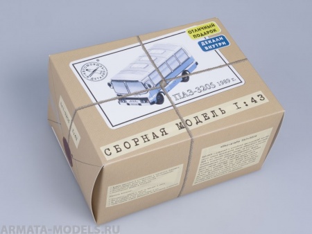 4002KIT Сборная модель Городской автобус ПАЗ-3205, 1989 г. Start scale models (SSM)