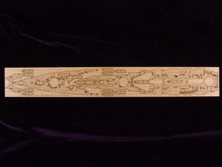 AW20045 Деревянная палуба для IJN Kirishima 1941