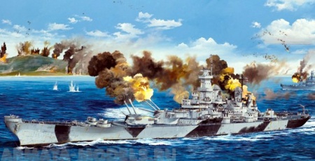 03706 Корабль  USS Iowa BB-61 Trumpeter