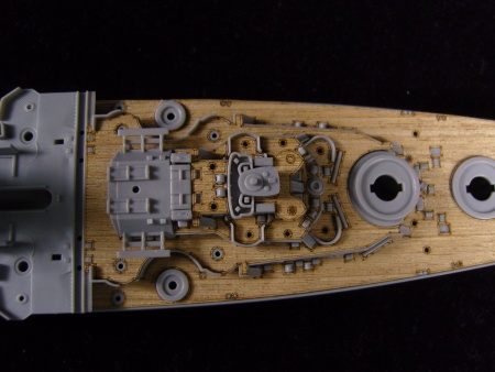 AW20014 Деревянная палуба для DKM Tirpitz