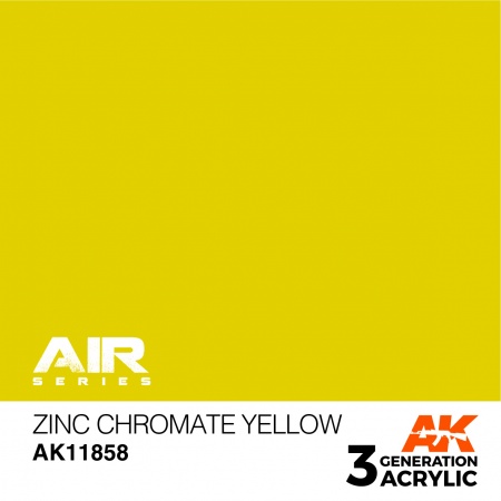 AK11858 Краска акриловая 3Gen Zinc Chromate Yellow