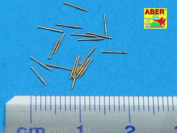 ABR-1:350-L-23  Дополнения для  Set of 20 pcs 25 mm type 96 A/A barrels for Japan ships  для  1/350 ABR-1:350-L-23  Дополнения для  Set of 20 pcs 25 mm type 96 A/A barrels for Japan ships  для  1/350