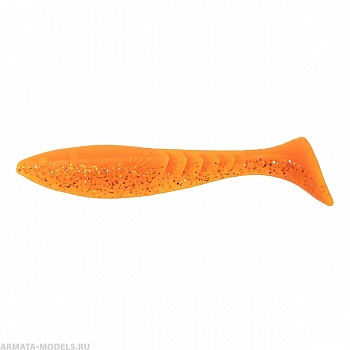 Виброхвост Slash 2,64/6,7 см Orange & Sparkles 10шт. (HS-19-022) Helios