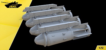 AM72506 Набор ФАБ-3000 для Т-4 «Сотка»  4шт (Не для свободной продажи)