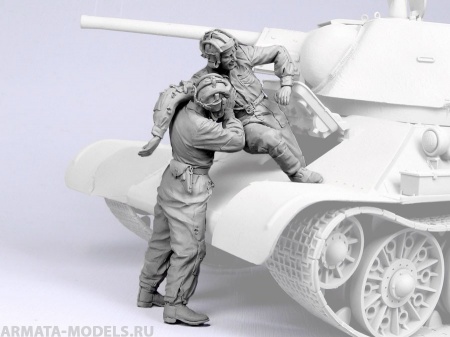 T35113 Экипаж подбитого советского танка (T-34/76) (2) Tank