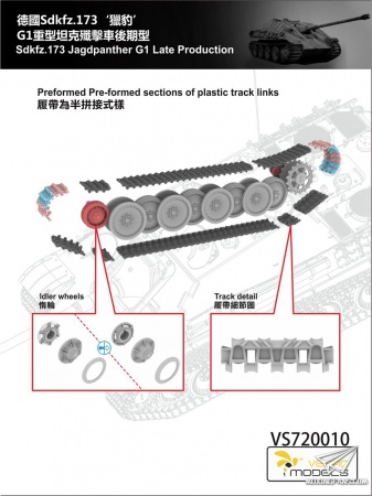 VS720010 SdKfz.173 G1 Jagdpanther Late Production Vespid Models