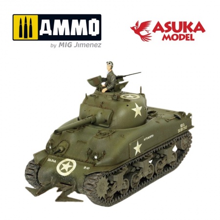 ASUKA35022 Сборная модель M4A1 SHERMAN HEDGEROW ASUKA ASUKA35022 Сборная модель M4A1 SHERMAN HEDGEROW ASUKA