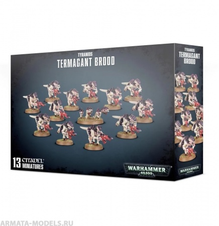 51-16GW Набор Тираниды: выводок Термагантов (Tyranids Termagant Brood) 51-16GW Набор Тираниды: выводок Термагантов (Tyranids Termagant Brood)