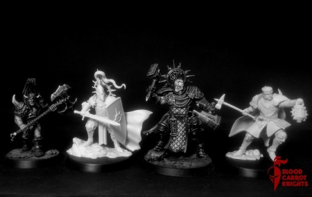 BCK-WG-024 Паладин | Игровая миниатюра 32 мм Blood Carrot Knights