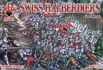 RB72062 Фигуры Swiss Infantry (Halberd) 16th century RB72062 Фигуры Swiss Infantry (Halberd) 16th century