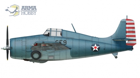 AH70047 F4F-4 Wildcat Expert Set Arma Hobby