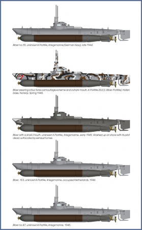SN72006 Biber German Midget Submarine Special Hobby