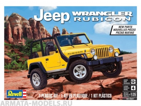 14501RE Автомобиль Jeep Wrangler Rubicon Revell