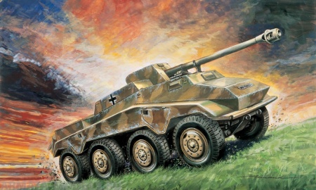 7047ИТ Бронетранспортер Sd.Kfz.234/4 Italeri