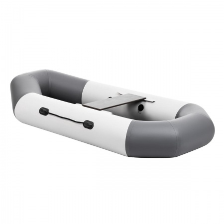 Лодка Бриз 190 гребки + жесткое сиденье бело/серый Тонар