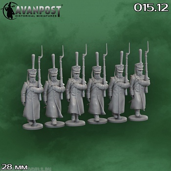 015.12АП Русская пехота: гренадёрская рота (в шинелях) 015.12АП Русская пехота: гренадёрская рота (в шинелях)