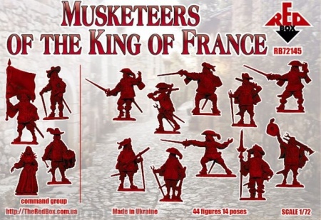 RB72145 Фигуры Musketeers of the King of France Red Box