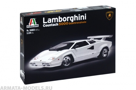 3683ИТ АВТОМОБИЛЬ LAMBORGHINI COUNTACH 5000 Italeri 3683ИТ АВТОМОБИЛЬ LAMBORGHINI COUNTACH 5000 Italeri