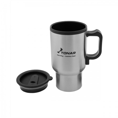 Термокружка 450ML с пл. крышкой (T.TK-001K-450) Тонар