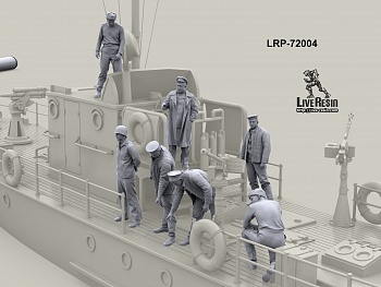 LRP-72004 Экипаж катера МО - швартовка, обслуживание (7 фигур)