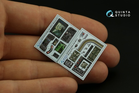 QD35042 3D Декаль интерьера кабины Buffalo 6x6 MPCV (Bronco)