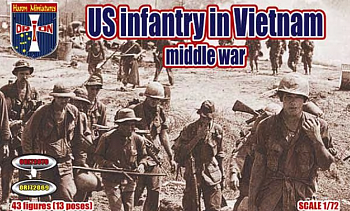 ORI72070 Фигуры US Infantry in Vietnam (mid. war)