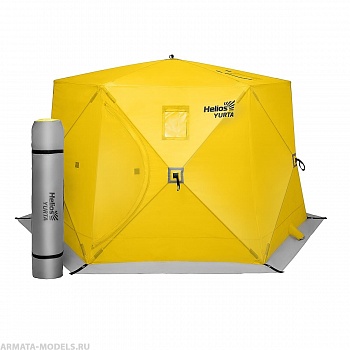 Палатка всесезонная ЮРТА (баня) yellow (HS-ISY-Y) Helios