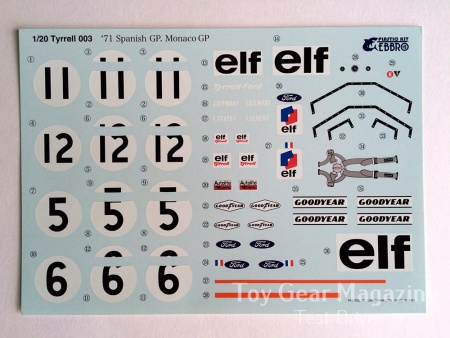 20007EBB Tyrrell 003 Monaco GP 1971 EBBRO