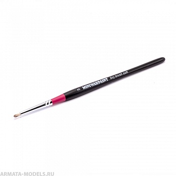 T-039 Кисть MiniWarPaint серии Drybrush Soft №3 T-039 Кисть MiniWarPaint серии Drybrush Soft №3