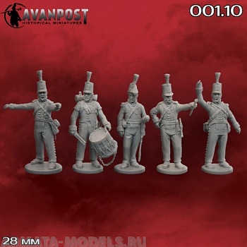 001.10 Британская артиллерия: командная группа (1807-1812)