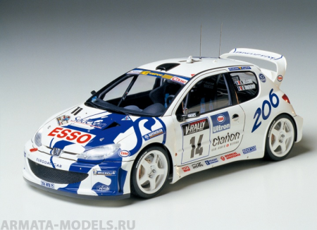 24221 Peugeot 206WRC Tamiya 24221 Peugeot 206WRC Tamiya
