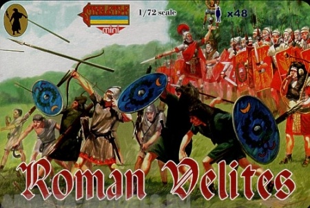 72M037ST Фигуры Roman Velites 1/72 Strelets