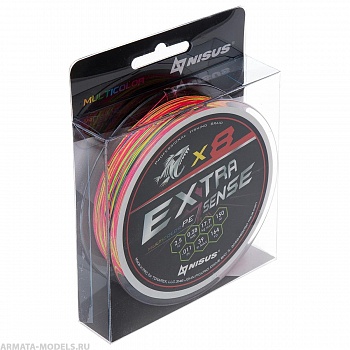 Шнур Extrasense X8 PE Multicolor 150m 2.5/39LB 0.28mm (N-ES-X8-2.5/39LB) NISUS Шнур Extrasense X8 PE Multicolor 150m 2.5/39LB 0.28mm (N-ES-X8-2.5/39LB) NISUS